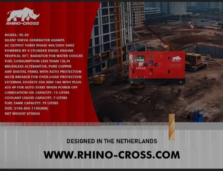 Generator de energie de urgență Rhino-cross VE-50