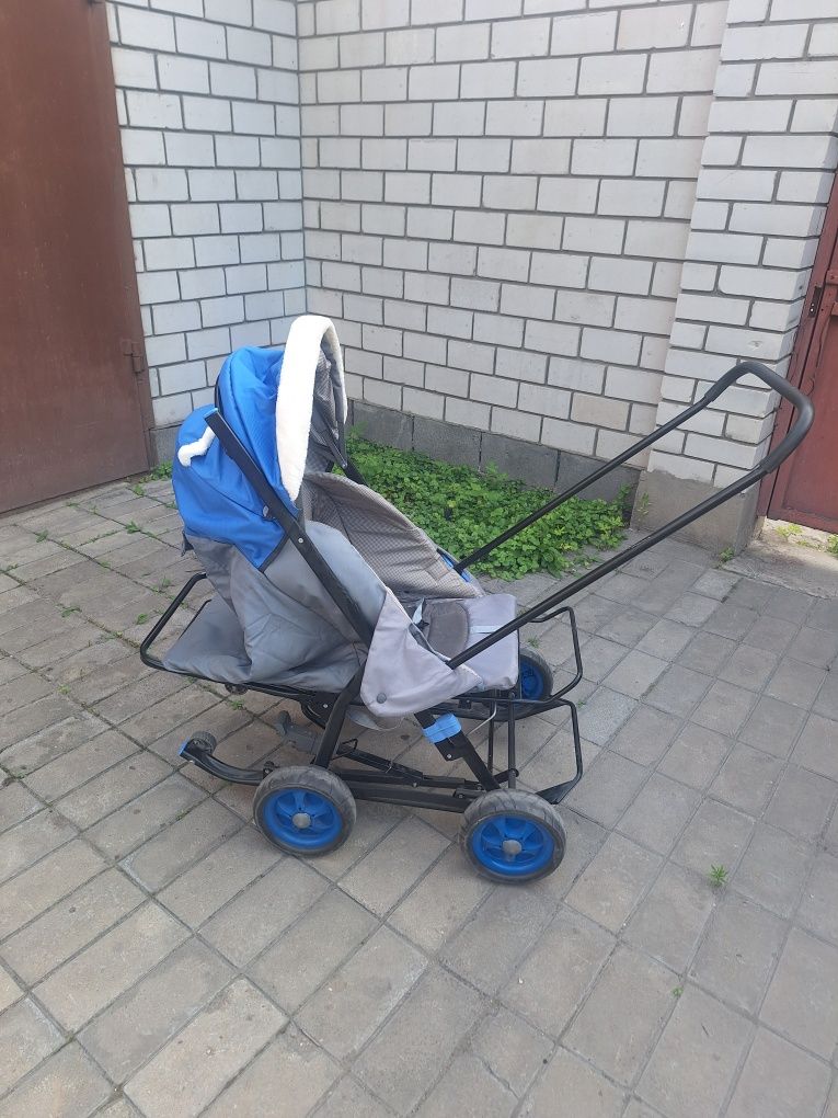 Коляска зимняя , санки