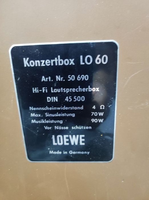 Loeve hi-fi vintage și celestino