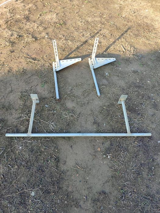 Турник с брусьями самодельные из лютого метала