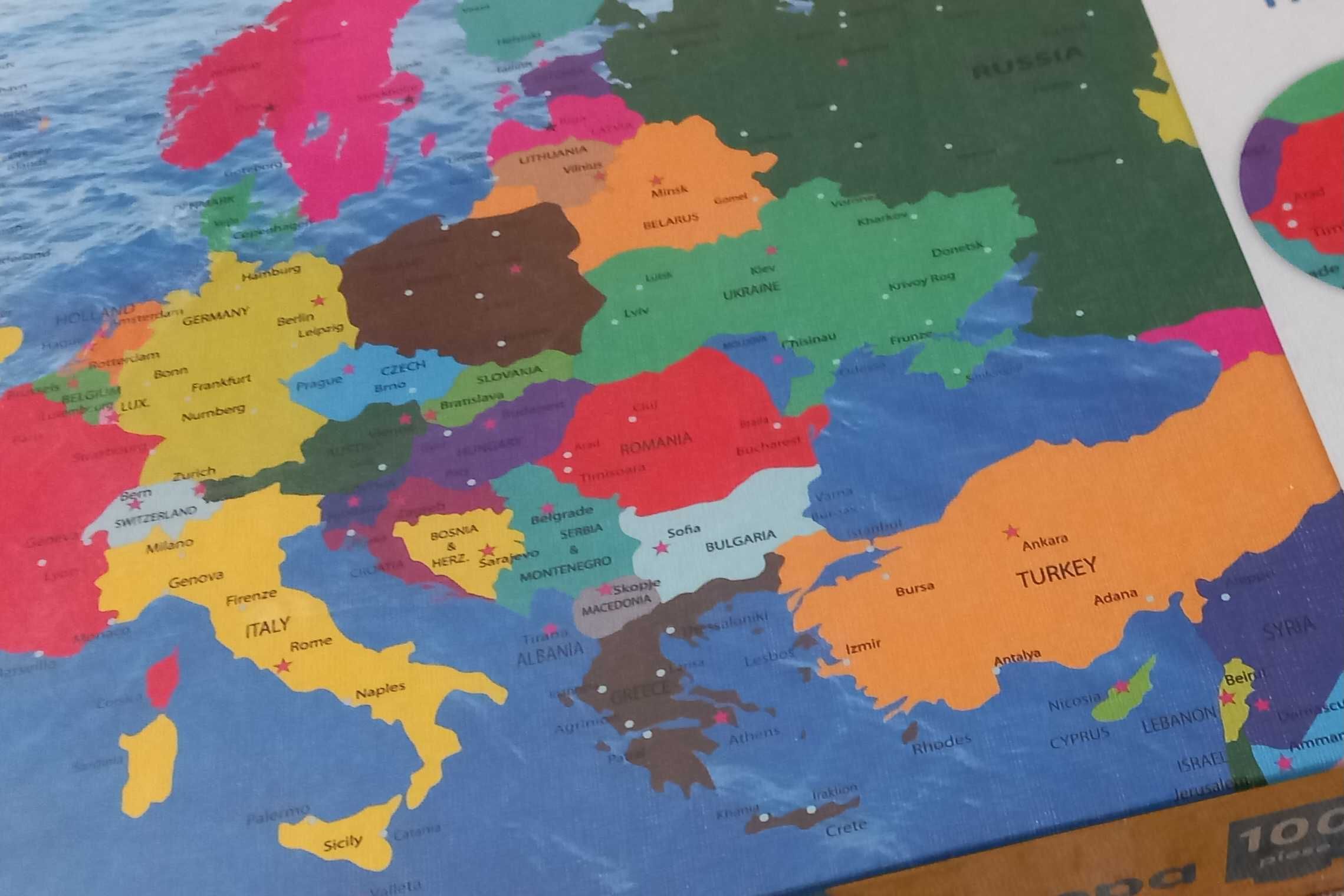 Puzzle nou  Europa de la Noriel