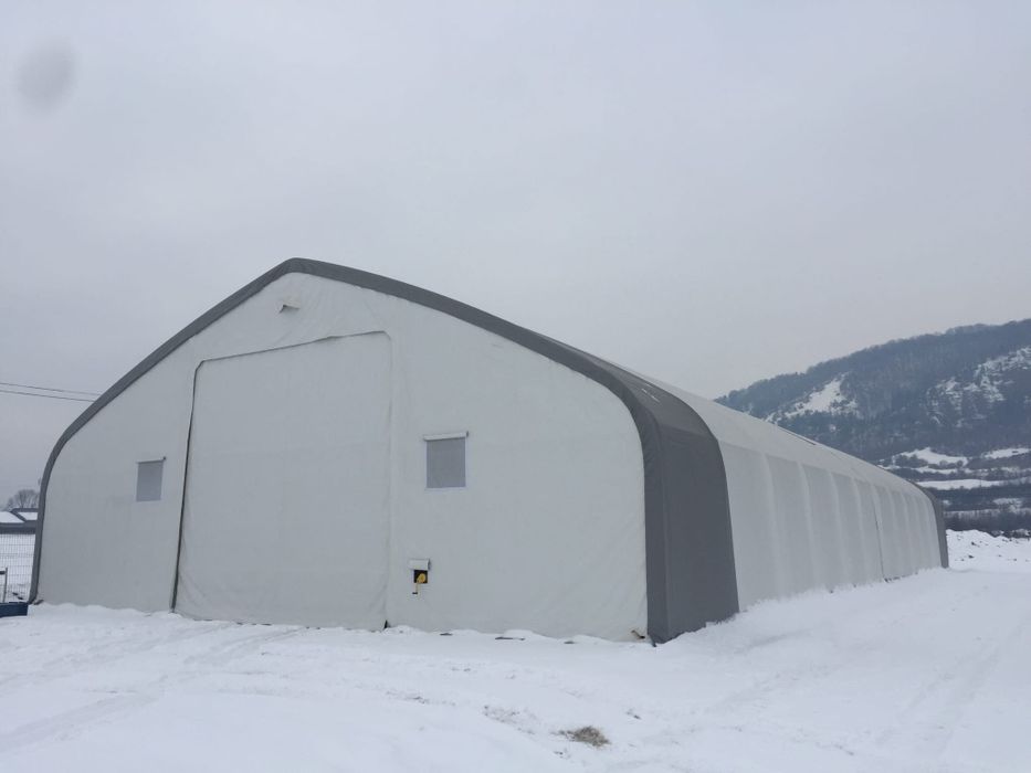 Hale metalice, Hala din fier zincat