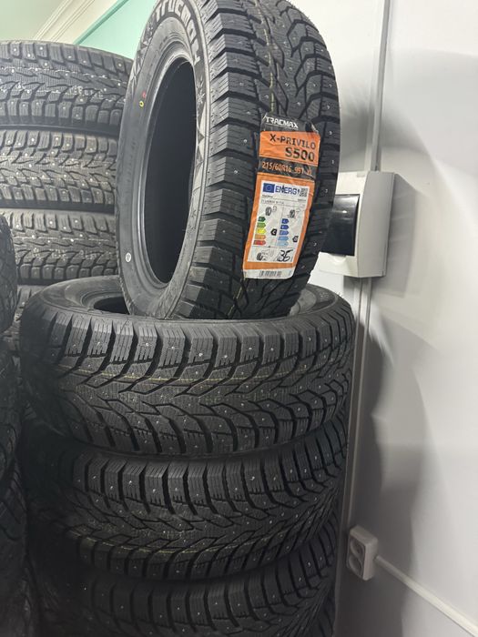 Шины зима шипы новые 215/60 R16 покрышки резина колеса донгелек