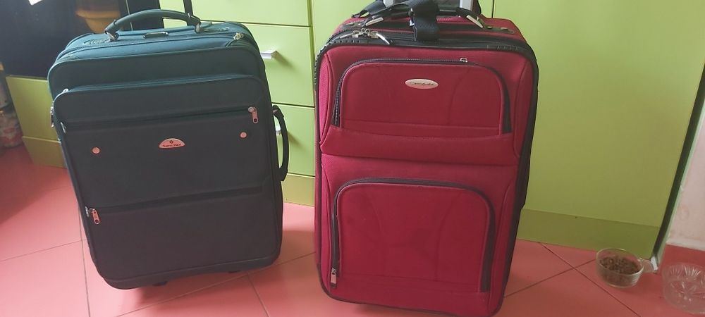 Troler valiză samsonite,american tourister, delsei,eminent