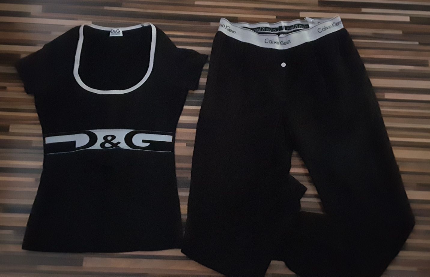 (S) Calvin klein-Juicy Couture-Dolce&Gabbana пижамен лот 3 части,ориги
