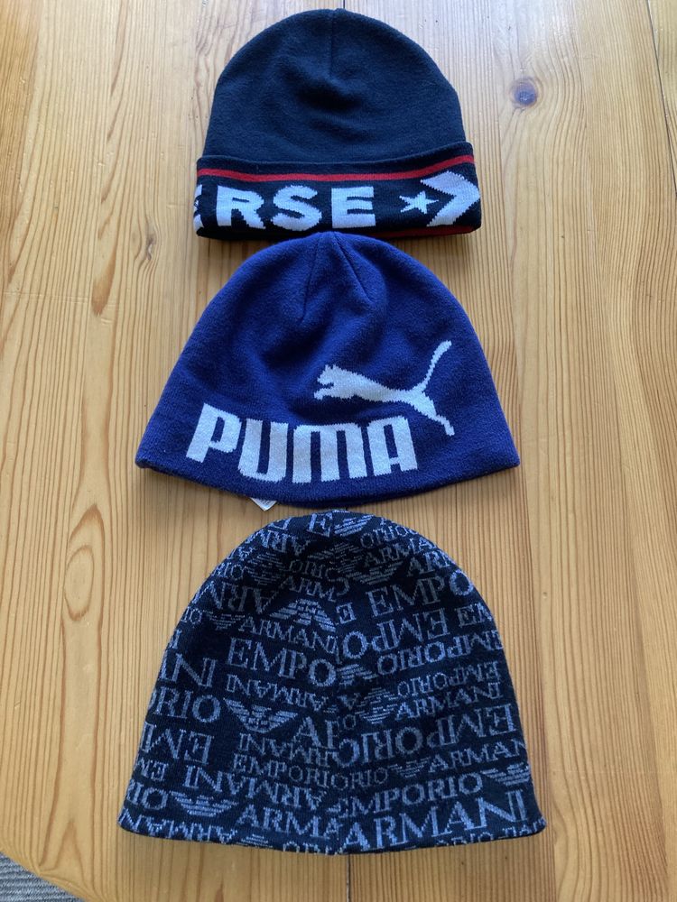 Оригинални Зимни шапки Armani,Converse, Puma