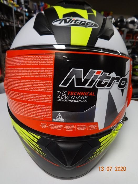 Каска nitro n3100 rival нова мото каска шлем xs s m l xl