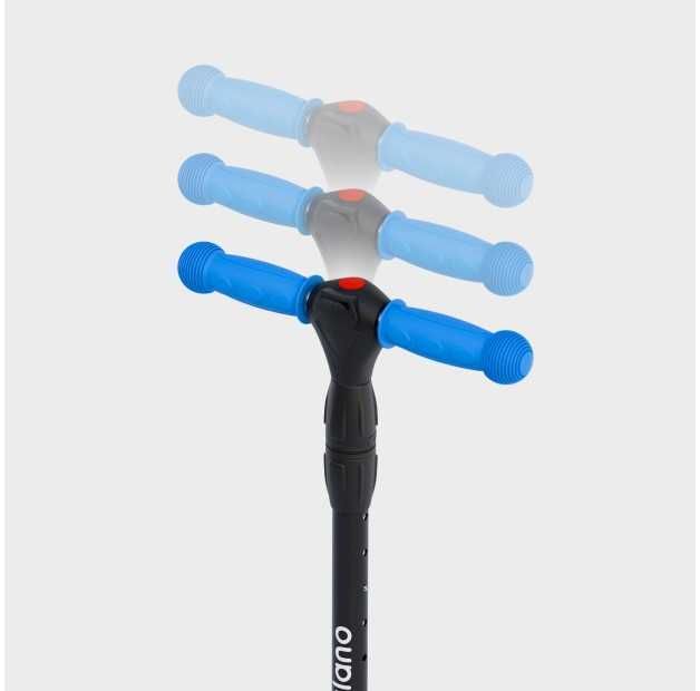 Trotineta Copii Tulano Rookie 15, roti iluminate cu LED-uri, Blue