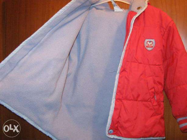 Geaca copii, gluga, toamna- primavara, 2ani, stare buna