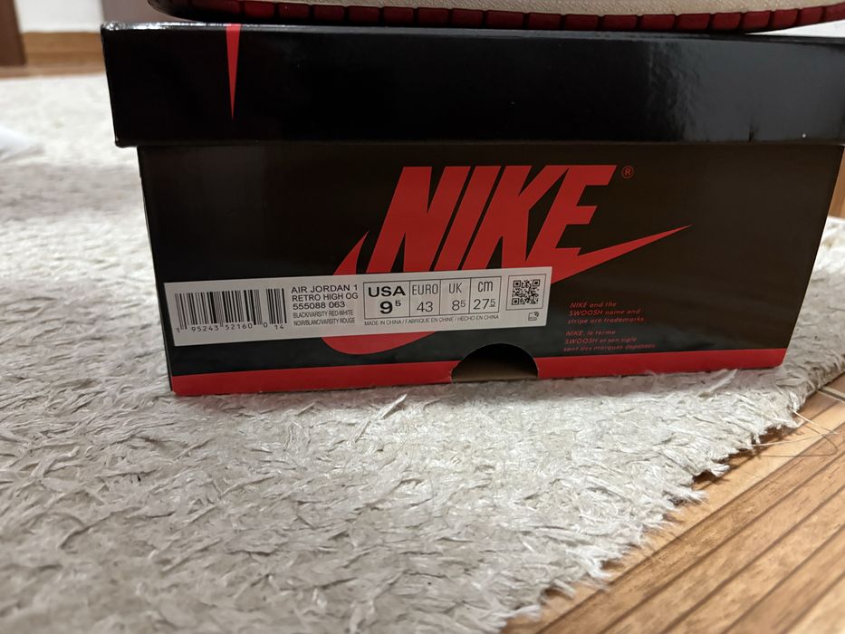 Jordan 1 High Patent Bred