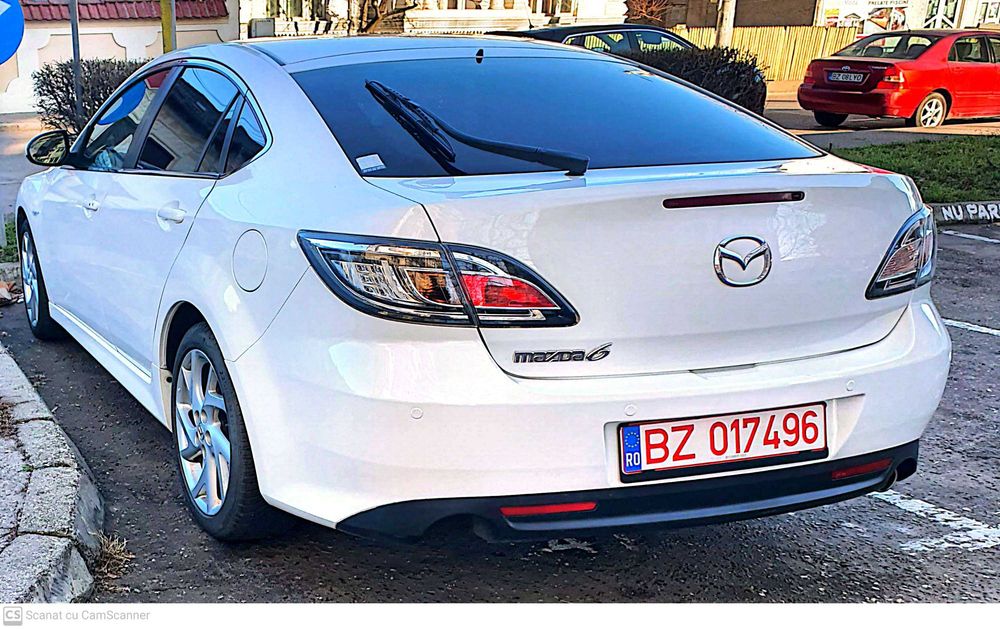Mazda 6 inmatriculat alb perlat Facelift