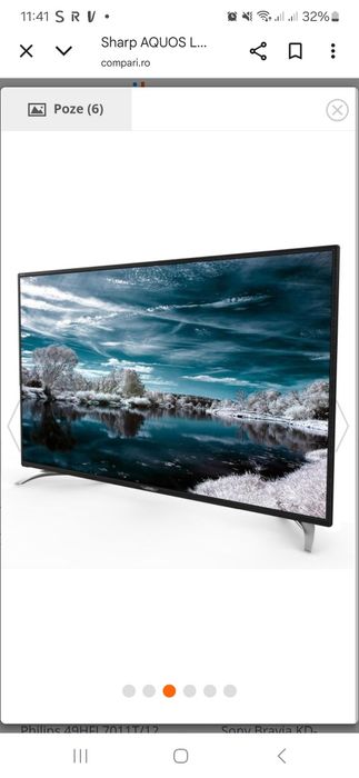 Televizor LED 123 cm Sharp LC-49CFE6242E Full HD Smart Tv