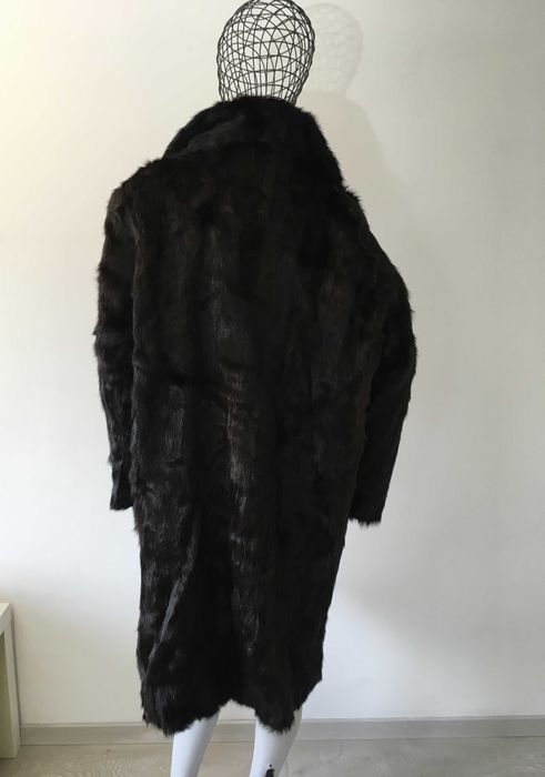 Палто с естествен косъм норка Mongolia