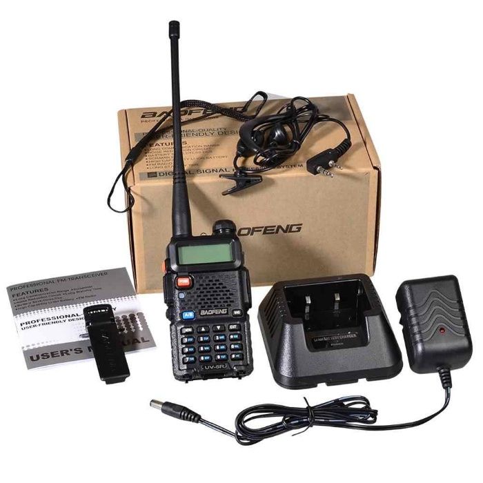 №1 BAOFENG UV-5R. Рация Гарантия 36 месяцев.Доставка+Прошивка.EAC