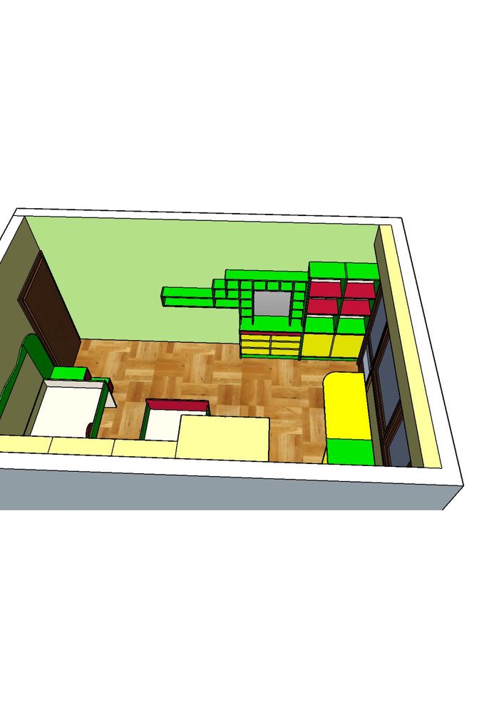 Поръчкова детска стая модулен тип