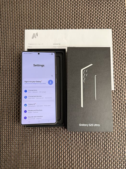 НОВ! *ЛИЗИНГ* Samsung Galaxy S25 Ultra 12/256Gb Titanium Gray 24М ГАР