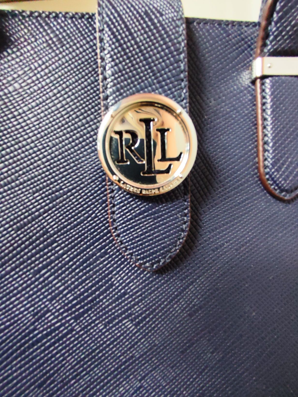 Ralph Lauren оригинална чанта естествена кожа