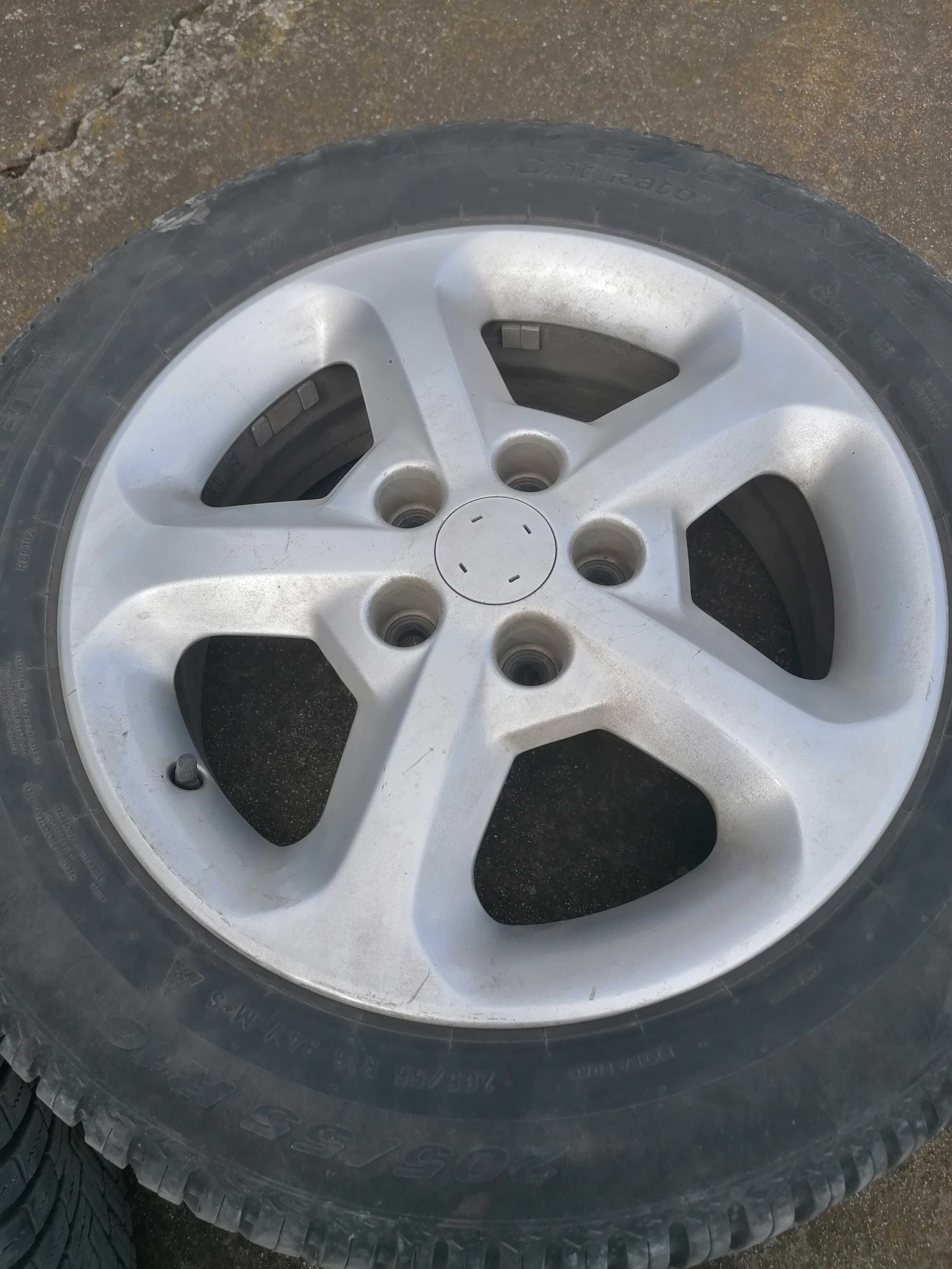 4 бр. алуминиеви джанти 16, 5x110, 6J за Опел