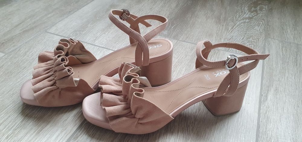 Sandale Geox Piele Intoarsa