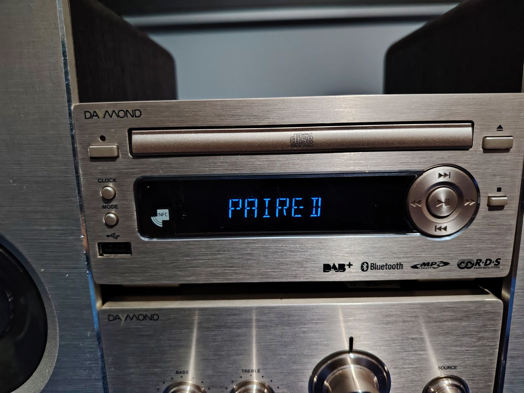 DYAMOND model D.10.010 Bluetooth Micro System, DAB+, CD, FM, USB, AUX
