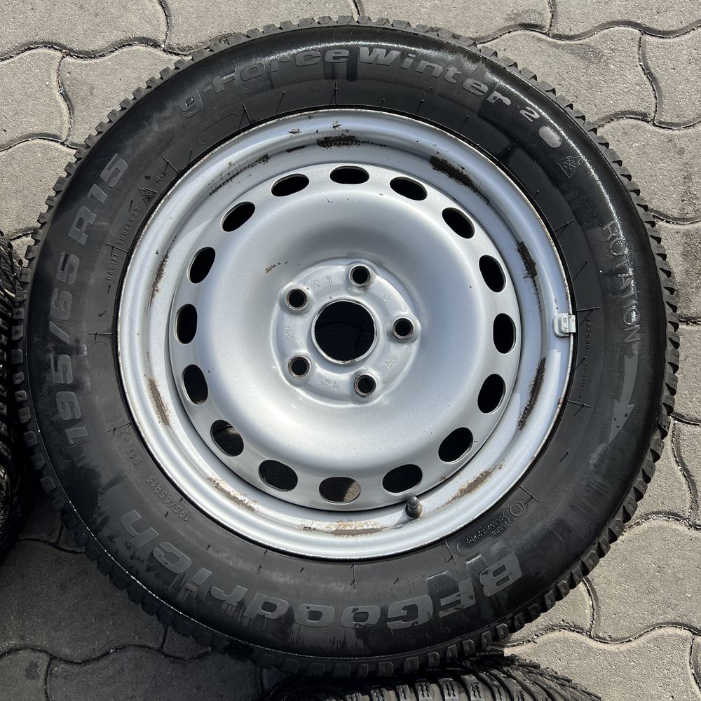 Roti iarna / Jante tabla + anvelope / 15" / 5x112 / VW, Audi, Skoda