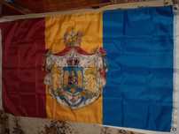 Steag România cu stema monarhiei