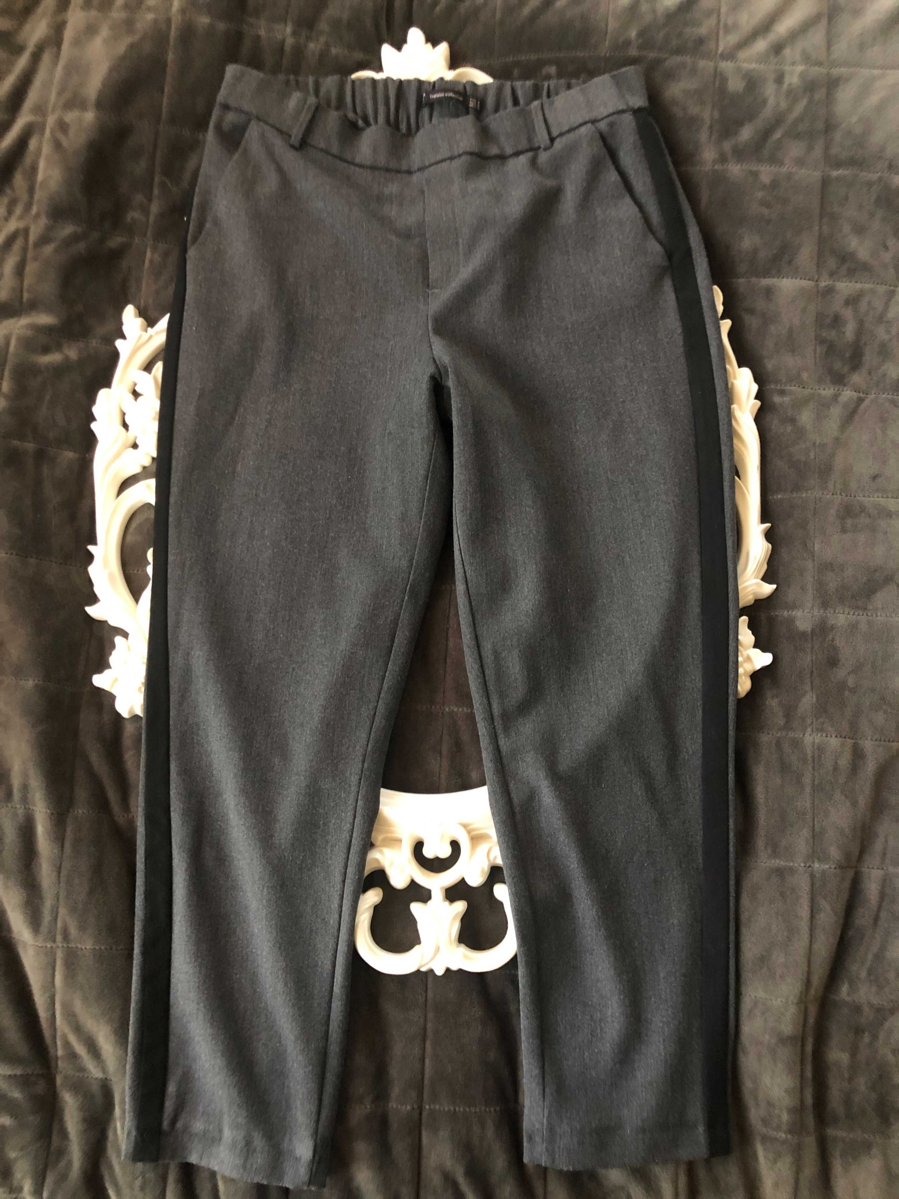 Pantaloni jogger stofa cu vipusca  ZARA_marime M fete / femei