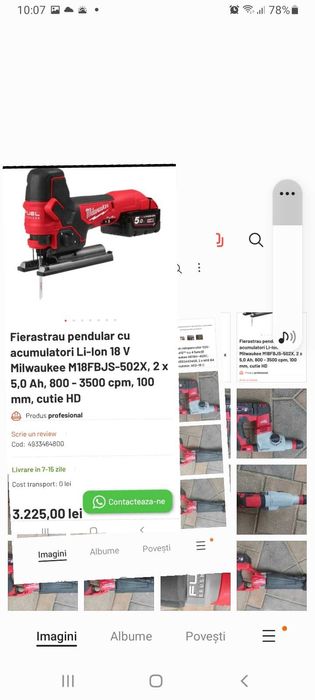 Ferăstrău pendular  MILWACKEE  M18  FBJS FUELL