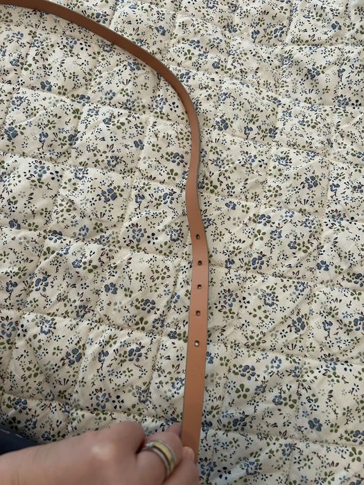 Curea piele Musette, S, bej auriu