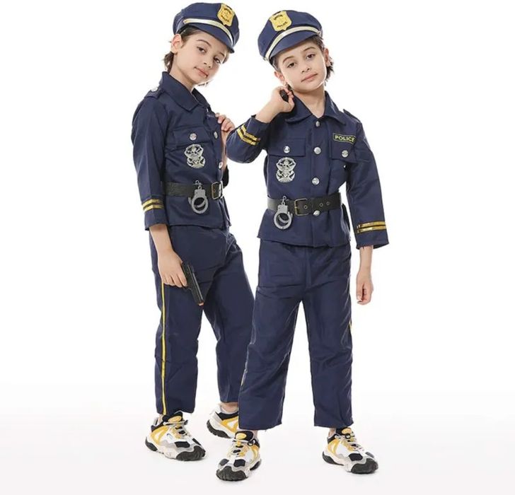 Детски костюм на Полицай с Аксесоари, Детски полицейски костюм