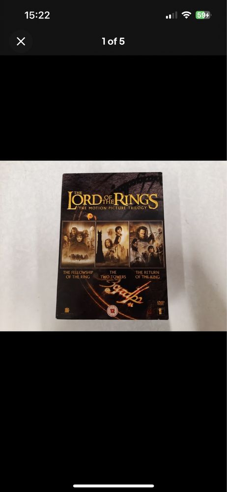 DVD Lord of the rings