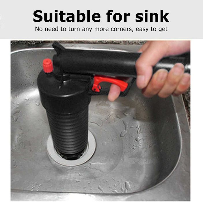 Curățitor de scurgeri cu aer comprimat  pompă de curățare a țevilor,