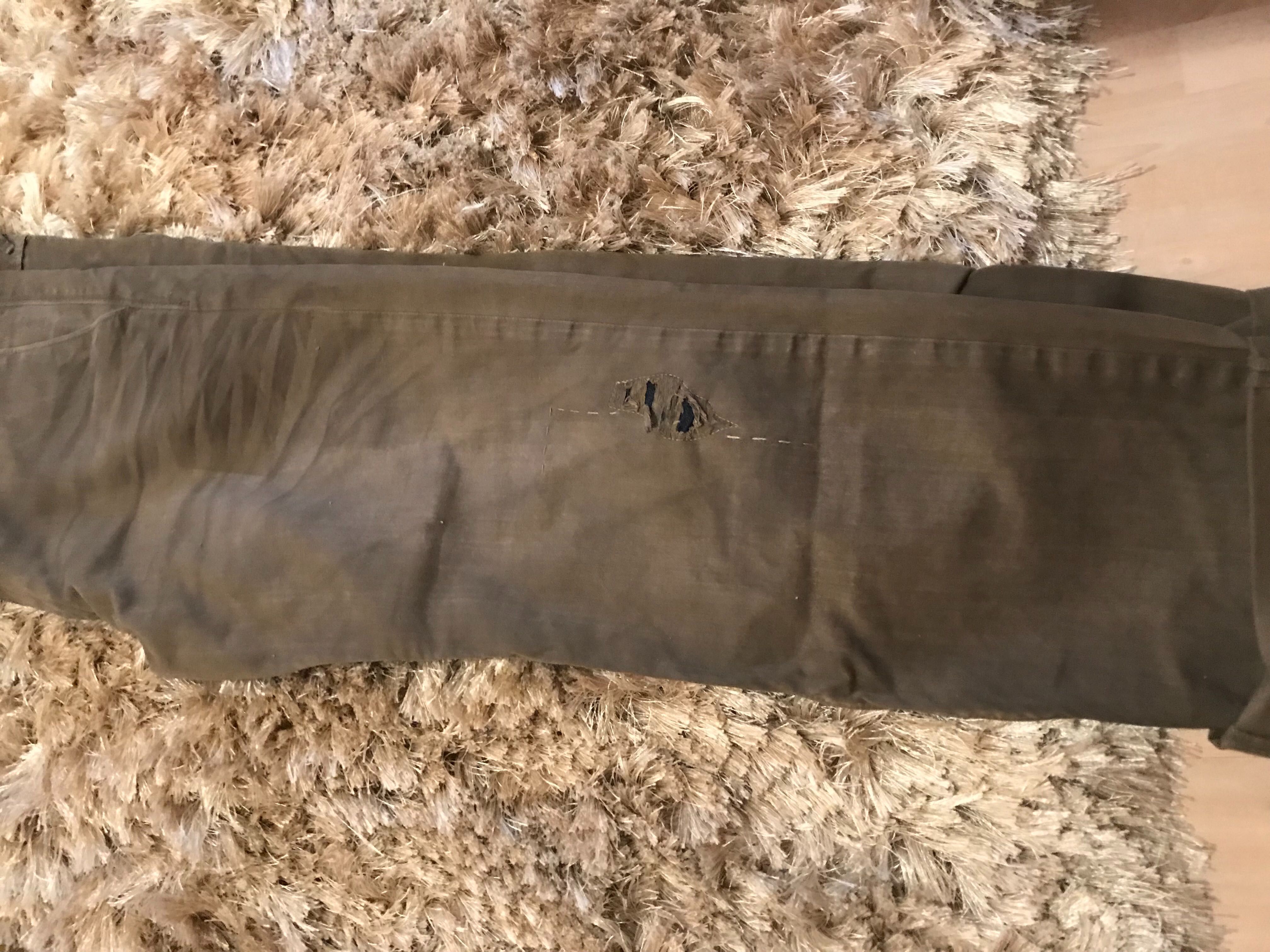 Blugi Diesel, culoare khaki, marime 33, nepurtati