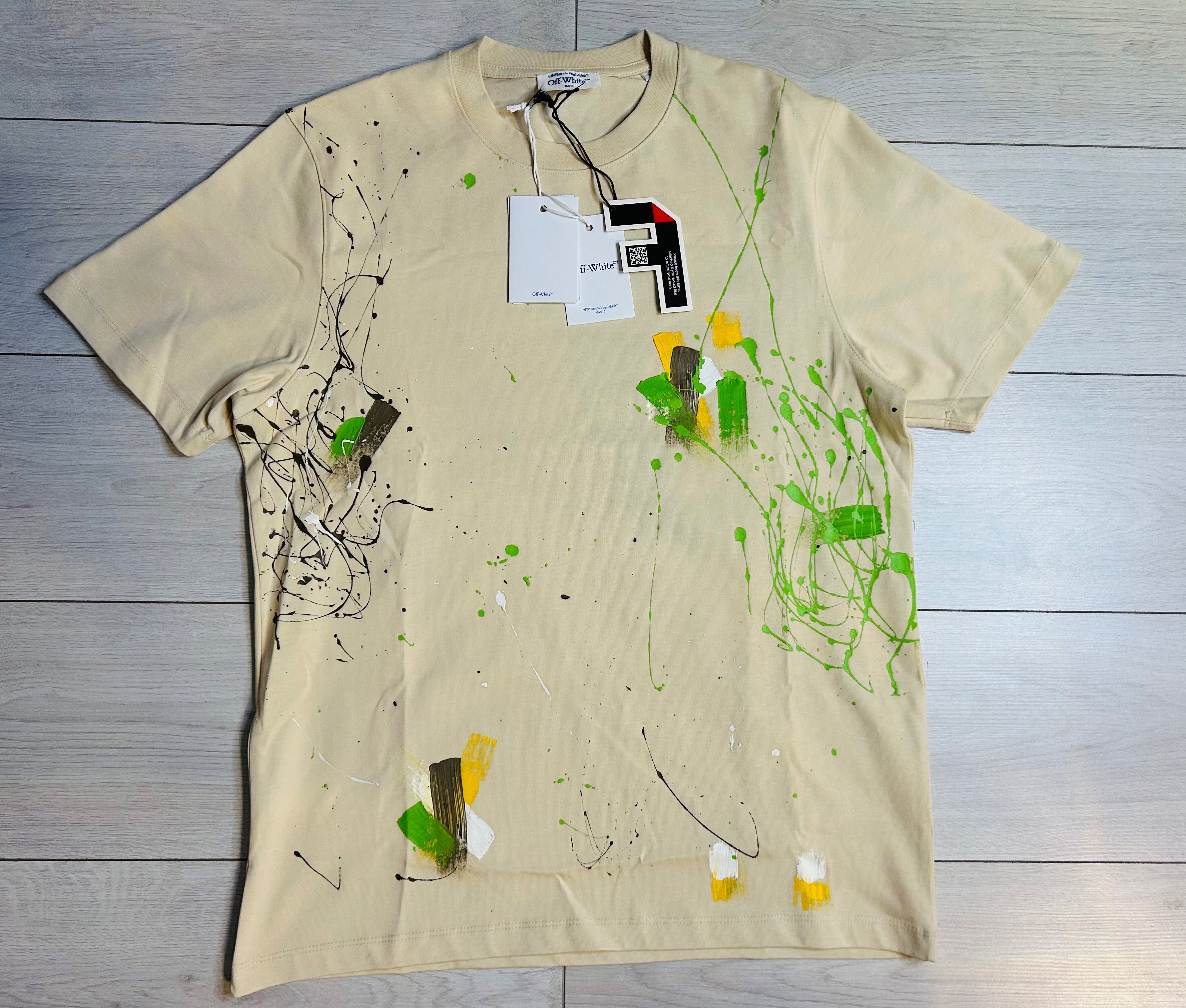 Tricou off white new model crem color 2025