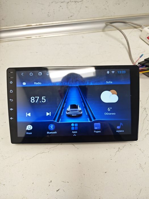Навигация Мултимедия за кола 9 инча двоен дин за автомобил  бус Androi