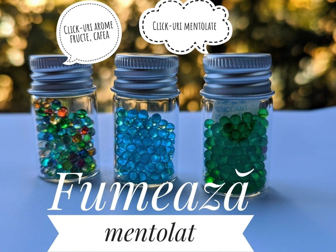 Capsule mentolate click tigări mentol filtru