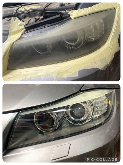 Polish faruri cu polimer  •polimerizare• Polimer faruri/reconditionare