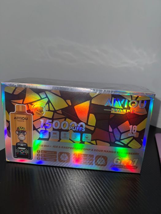 Vape 150000 Waspe 6 in 1 cu 3 arome mixabile, redbull stoc nou