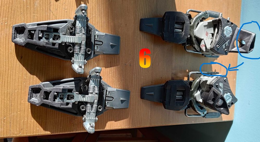 Ски туринг автомати Dunafit. Точкови панти Динафит.