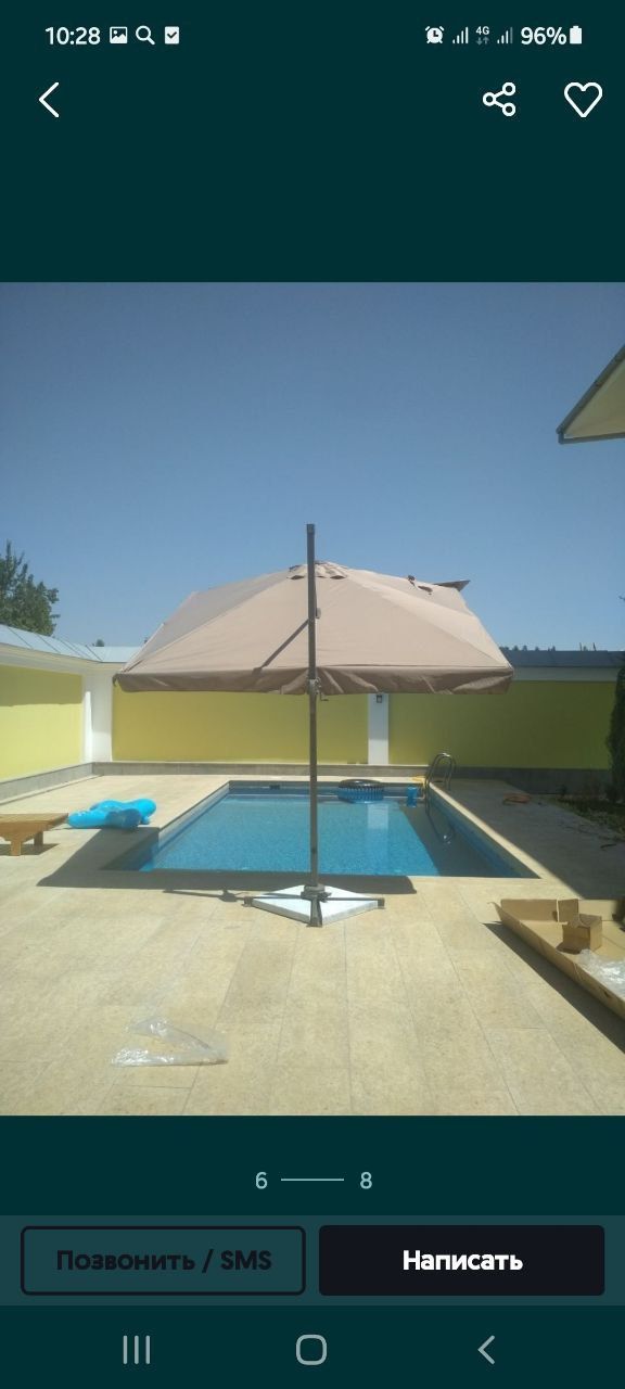 Зонтик соябон сотилади
3×3 metrlik