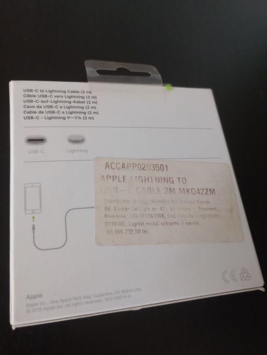 Usb C iPhone  80 lei