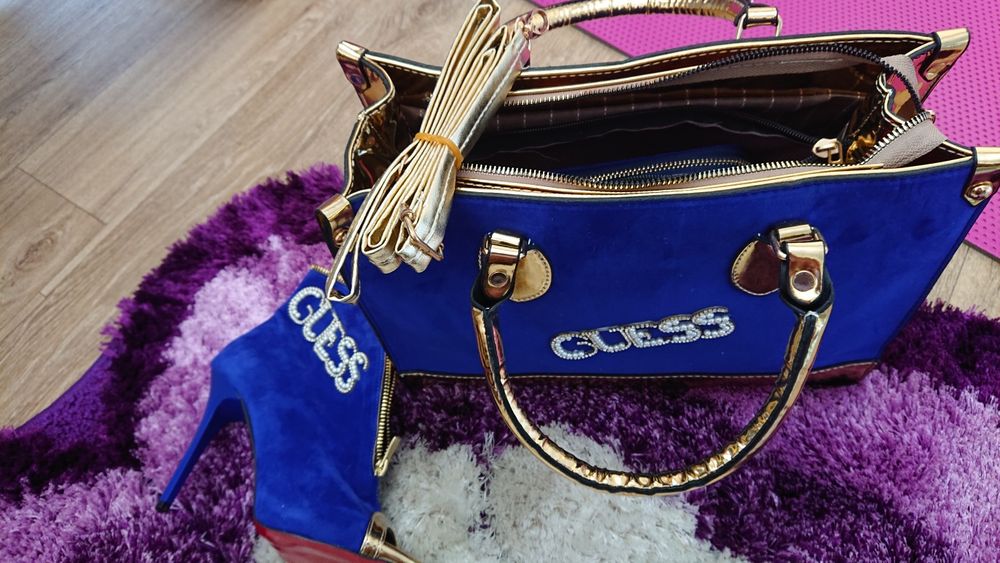 Set geanta,pantofi şi portofel