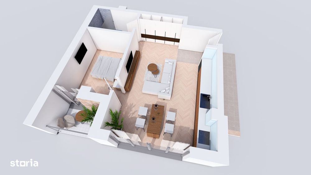 Ewo Residence - Apartament nou 51 mp | Comision 0% - 1250 euro / m2