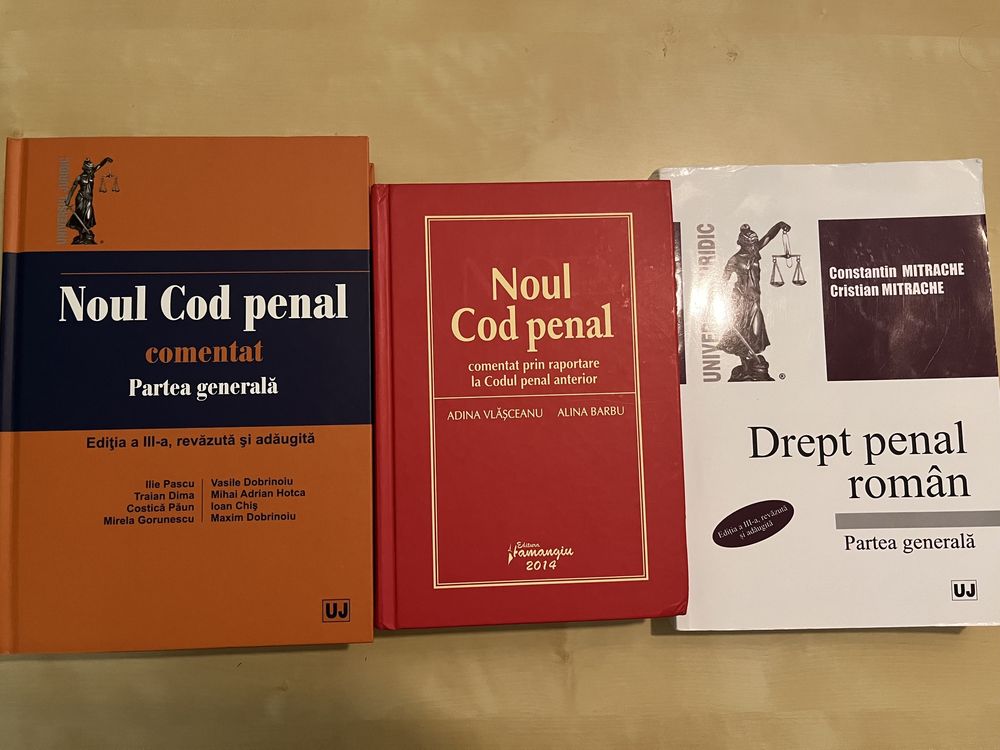 Noul Cod Penal comentat, carti noi