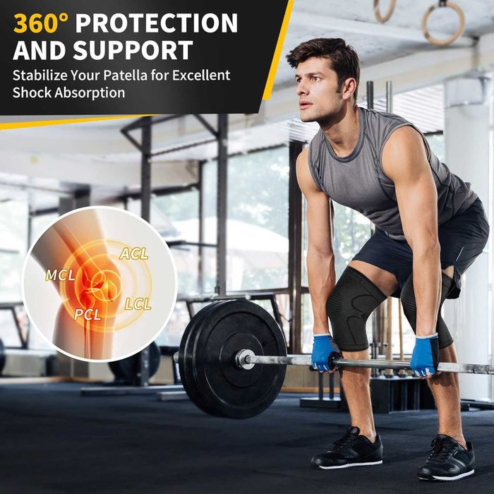 Set 2 genunchiere elastice, alergat sau sporturi dinamice de la 115RON