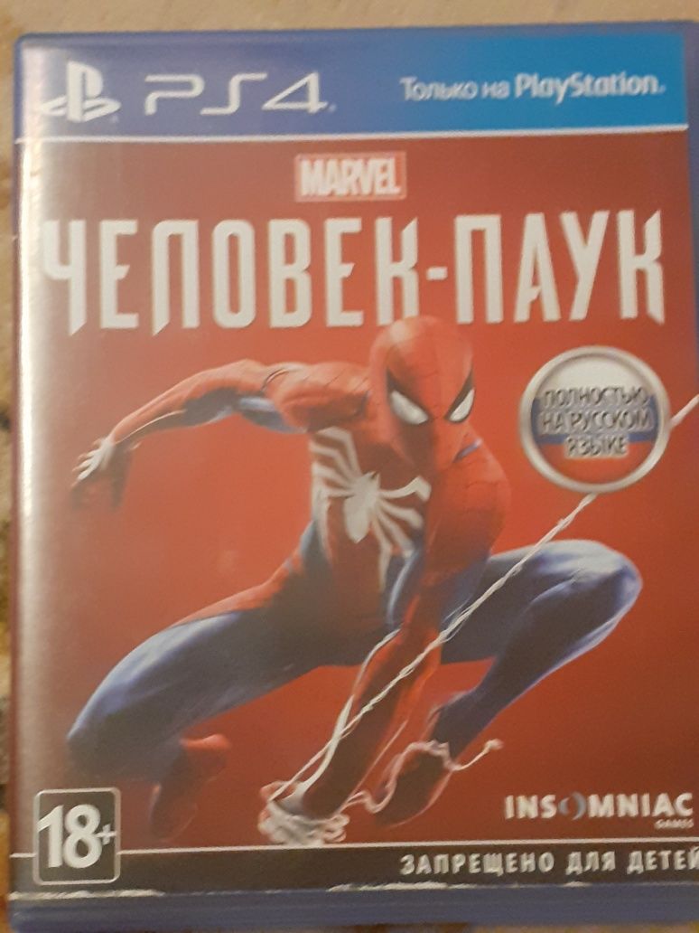 Человек паук на Playstation4 новый