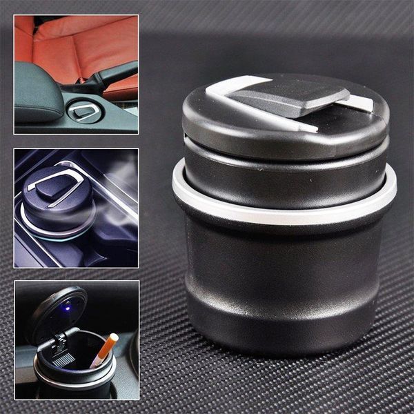 Пепелник за кола с ЛЕД лампа в две части- 3422