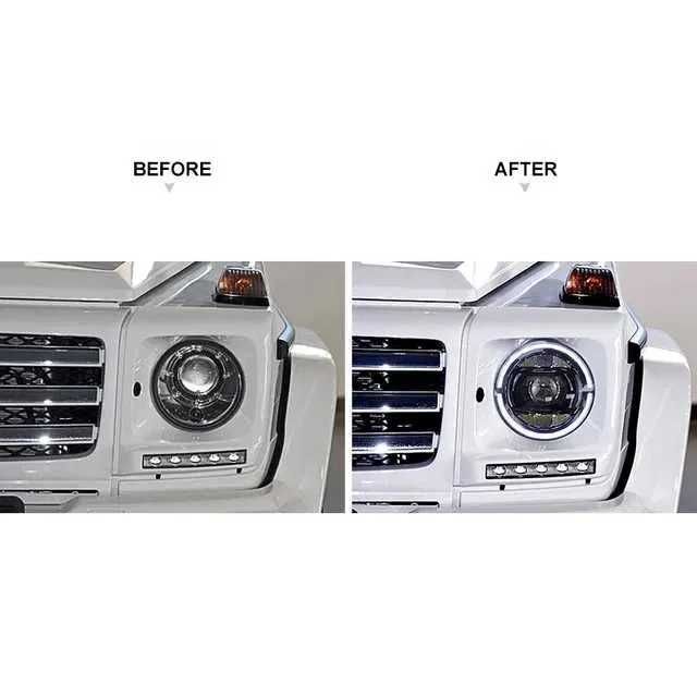 LED фарове с лупи за Mercedes-Benz W463 G-Class – комплект ляв + десен