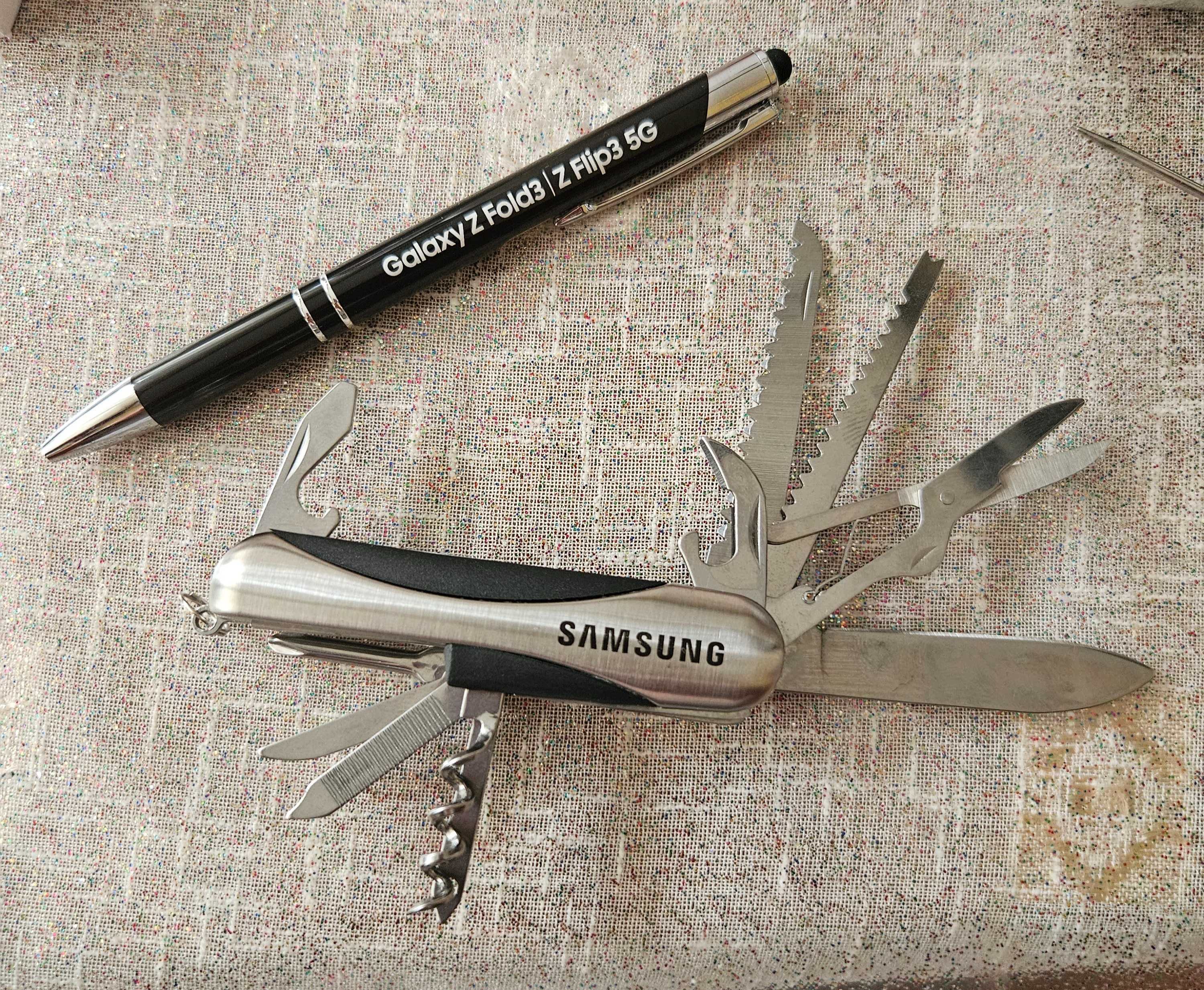 Нож тип "швейцарско" брандирано и химикал Samsung
