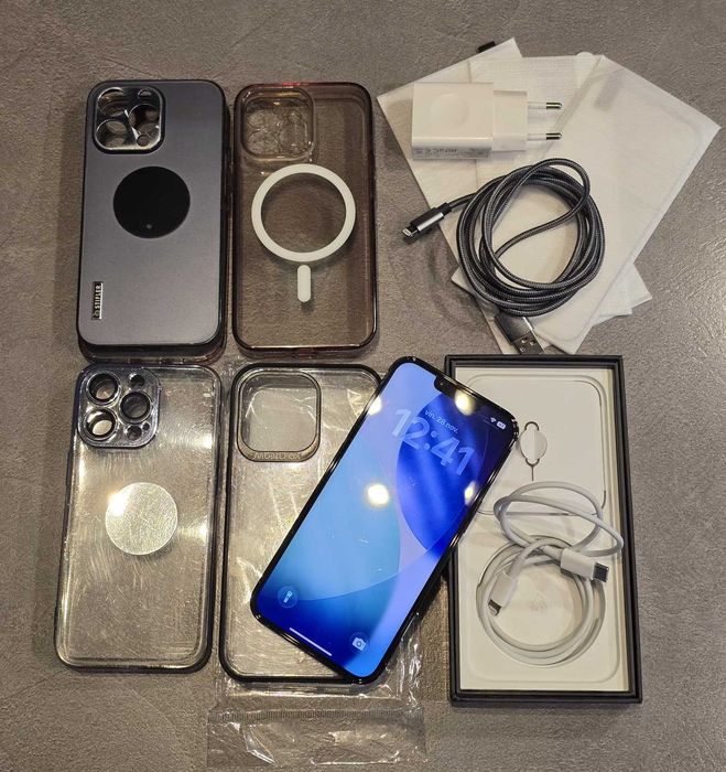 iPhone 13 Pro, 128 GB, Sierra Blue, cutie, accesorii